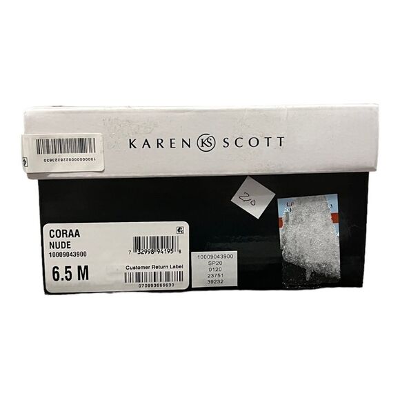 Karen Scott Nude Coraa Pump Heel Floral LEFT SHOE ONLY Amputee 6.5M New - Picture 6 of 7